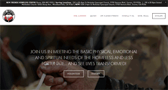 Desktop Screenshot of newfriendshomelesscenter.org